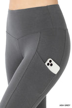 Load image into Gallery viewer, BETTER COTTON WIDE WAISTBAND POCKET LEGGINGS - In Your Space Boutique
