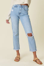 Load image into Gallery viewer, Distressed Mom Jean - In Your Space Boutique
