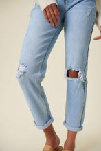 Load image into Gallery viewer, Distressed Mom Jean - In Your Space Boutique
