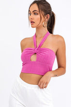 Load image into Gallery viewer, HALTER BANDEAU CROP TOP - In Your Space Boutique
