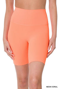 HIGH RISE BIKER SHORTS - In Your Space Boutique