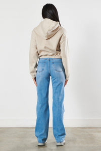 Distressed Wide Leg Jeans - In Your Space Boutique