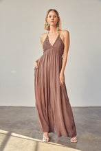 Load image into Gallery viewer, HALTER NECK BACK TIE JUMPSUIT - In Your Space Boutique

