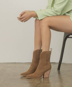 OASIS SOCIETY Ariella Western Short Boots - In Your Space Boutique