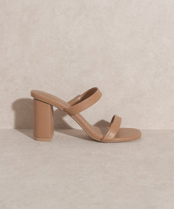 OASIS SOCIETY Khloe Modern Strappy Heel - In Your Space Boutique