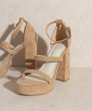 Load image into Gallery viewer, OASIS SOCIETY Raelynn Suede Platform Heels - In Your Space Boutique
